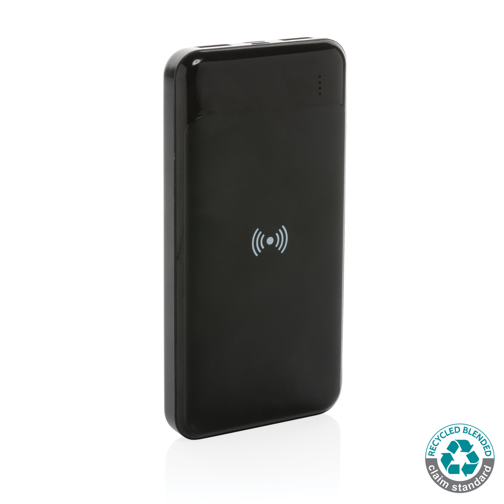Powerbank 8000 mAh avec induction en plastique recyclé RCS