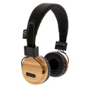 Casque audio sans fil en bambou