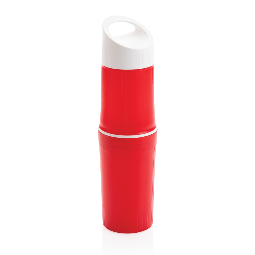 [KX113824] Bouteille BE O, bouteille d'eau biologique, Made in Europe (rouge)