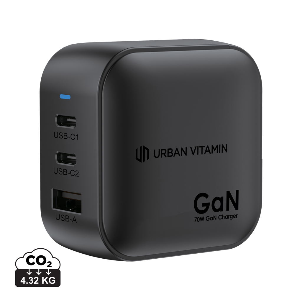 [KX090634] Chargeur 70W GaN en plastique RCS Urban Vitamin Santa Cruz