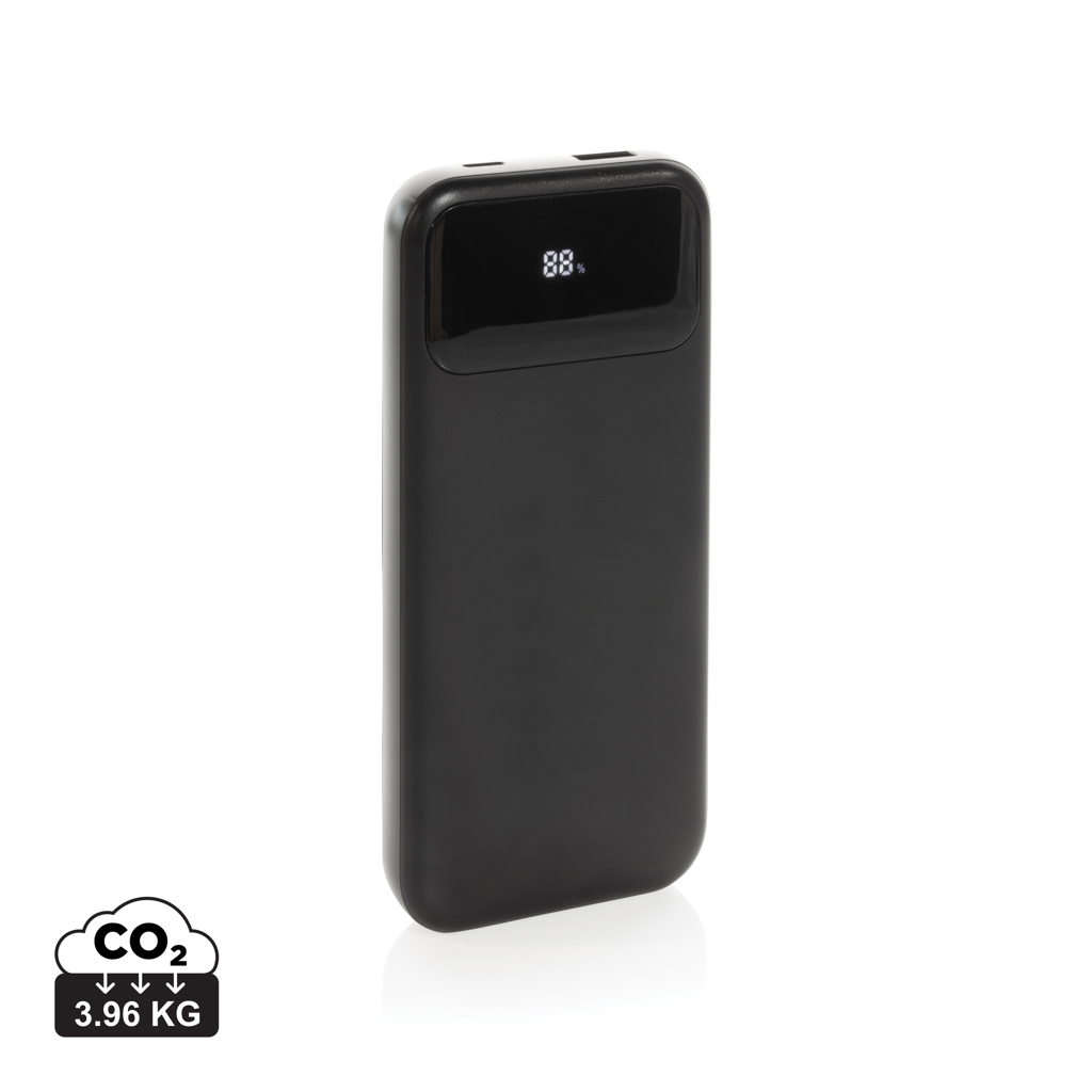 Powerbank 10.000mAh en plastique RCS avec câbles Turbopack