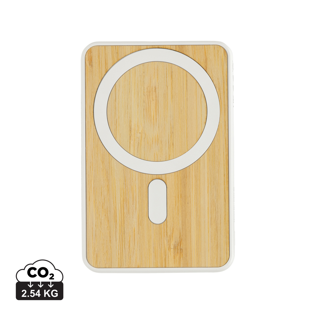 Powerbank 5000mAh et 5W en bambou et ABS RCS Zen
