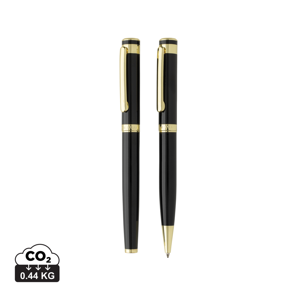Set de stylos en laiton recyclé RCS Swiss Peak Luca