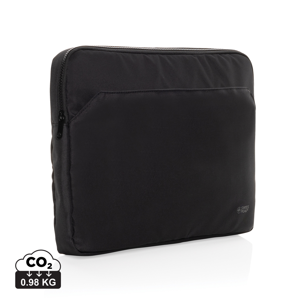 Pochette ordi 15.6'' en rPET AWARE™ Swiss Peak Essential