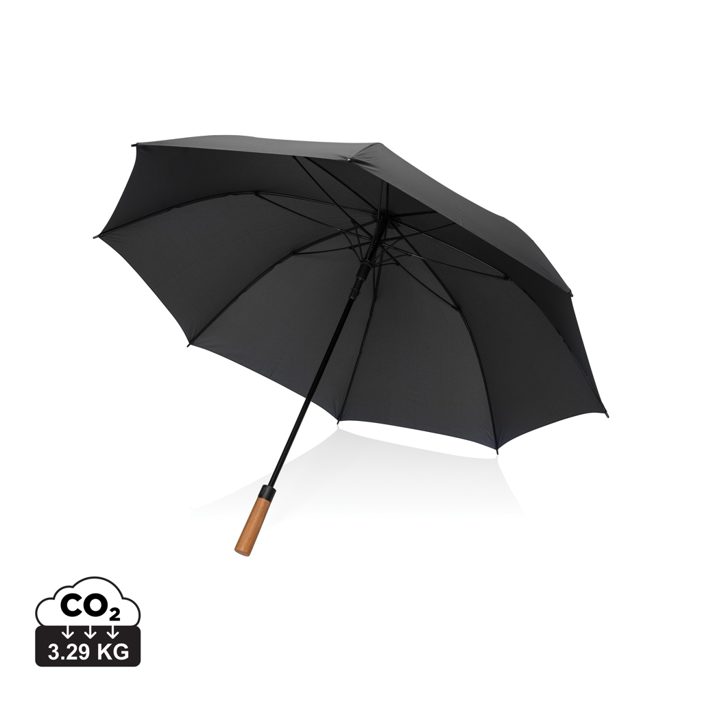 Parapluie 30" en rPET Aware™ et poignée en acacias