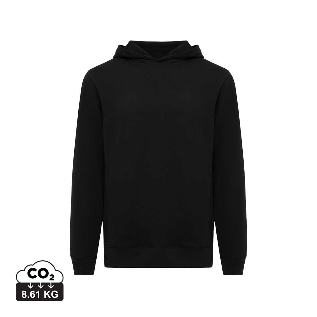 Sweat à capuche avec poches latérales Iqoniq Yengo (rouge)