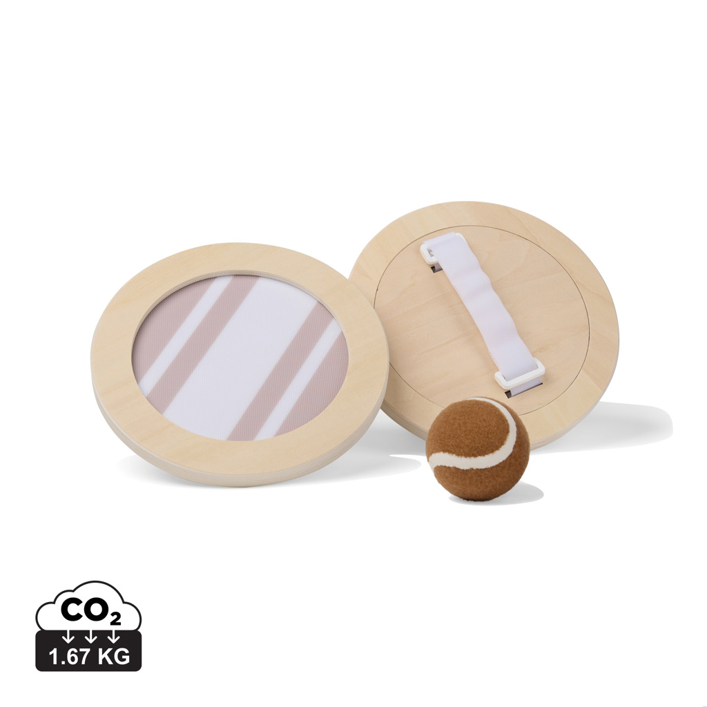 VINGA Jeu de raquettes scratch avec balle