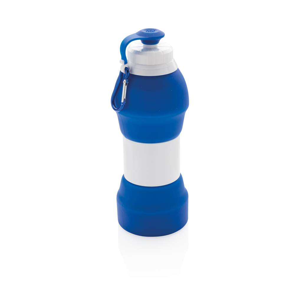 Bouteille de sport pliable en silicone