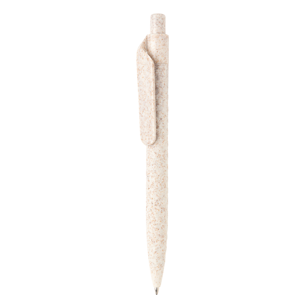 [KX140618] Stylo en fibre de paille (blanc)