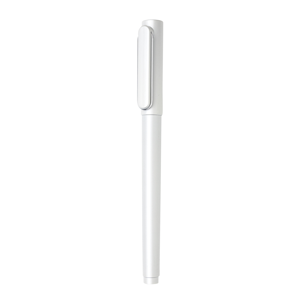 [KX140648] Stylo X6 à capuchon avec encre ultra glissante (blanc)