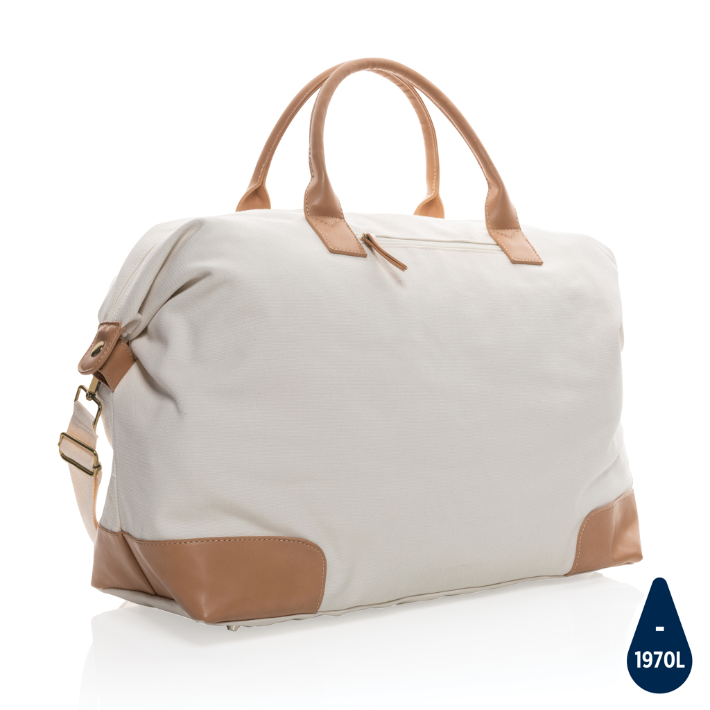 Sac weekend Impact AWARE™ en toile 16oz recyclé