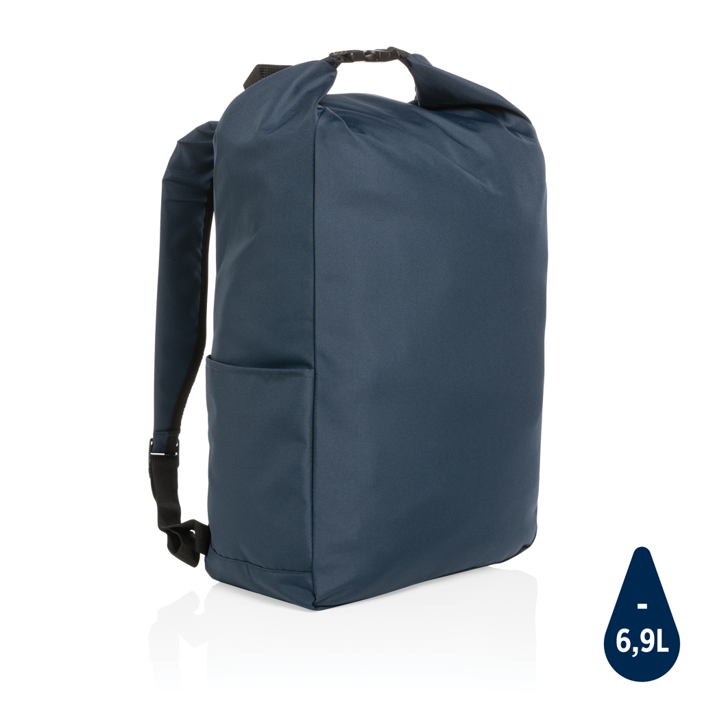 [KX101184] Sac à dos rolltop en rPET Impact AWARE™ (bleu)