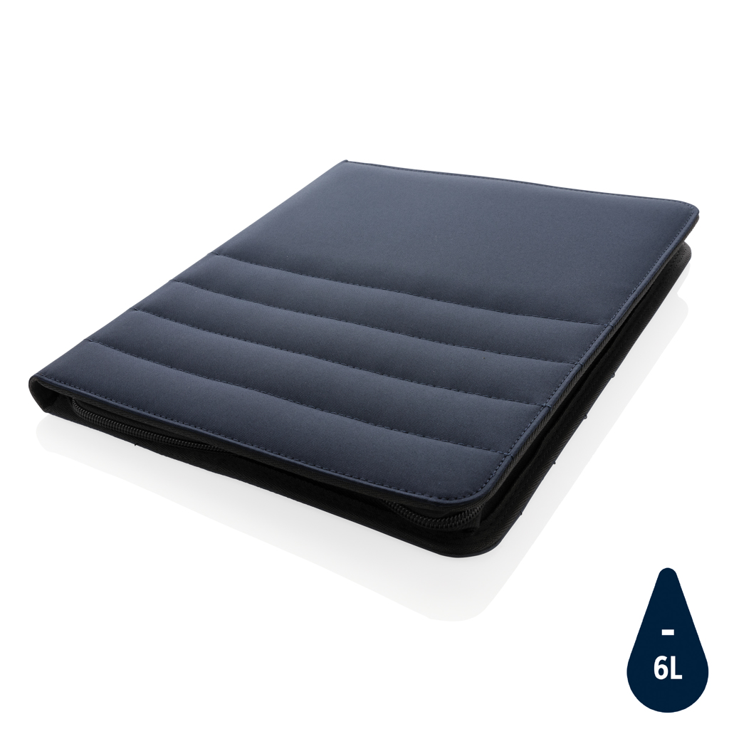 [KX040073] Conférencier A4 zippé Impact en rPET AWARE™ (bleu)