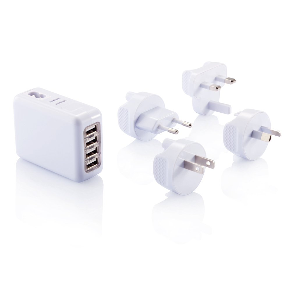 Adaptateur de voyage avec 4 ports USB