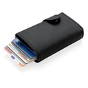 Porte-cartes anti RFID en aluminium et PU