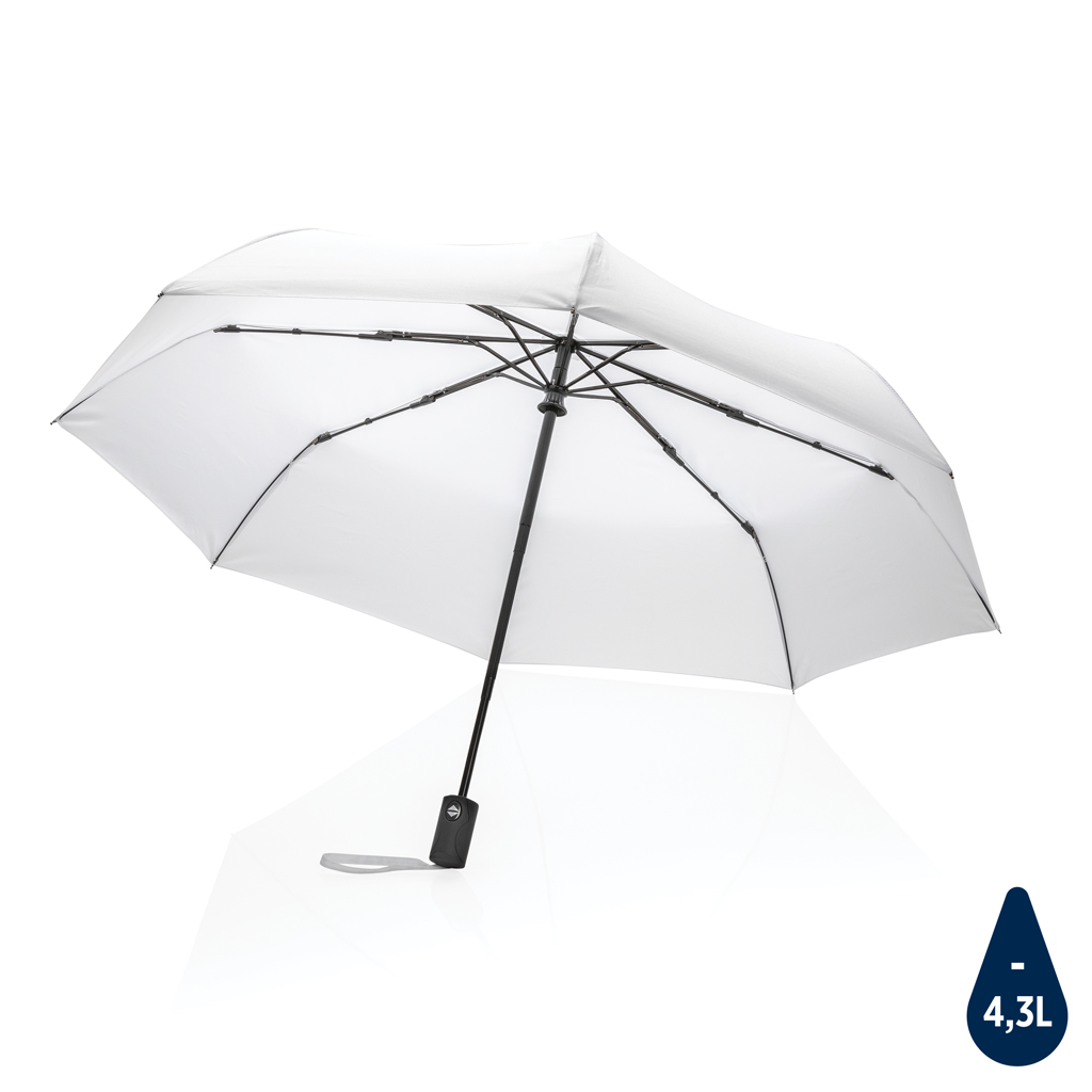 [KX130283] Parapluie 21" automatique en rPET 190T Impact AWARE™ (blanc)