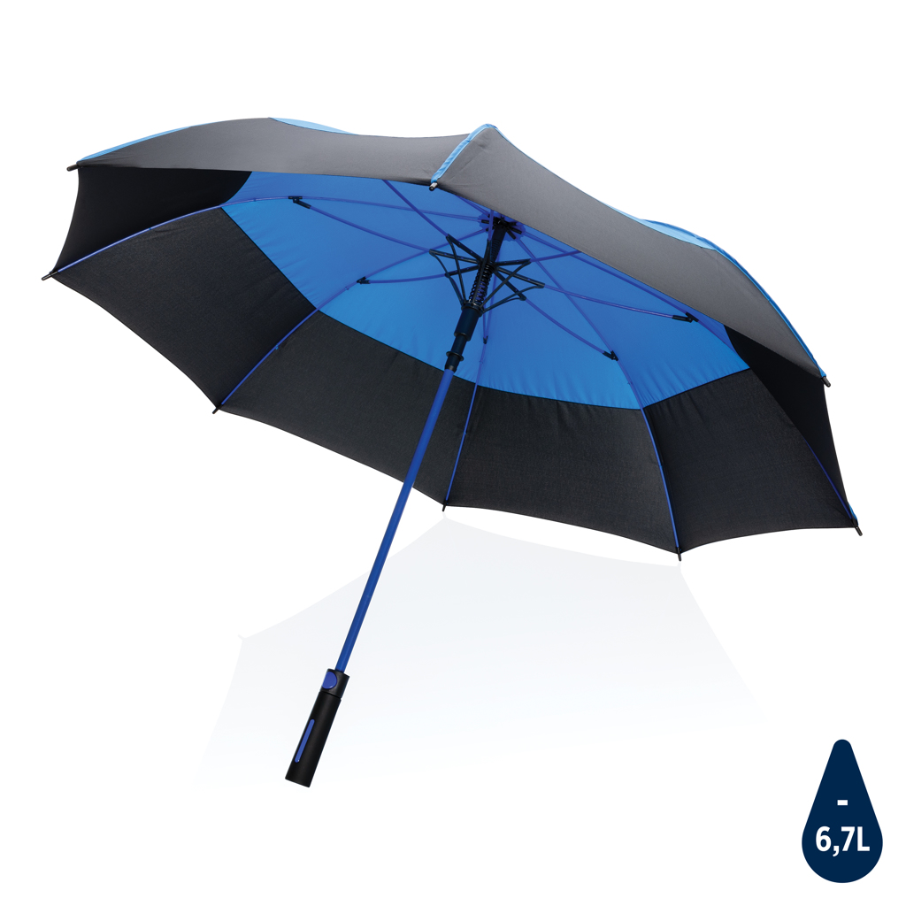 Parapluie tempête 27" en rPET ouverture auto Impact AWARE™
