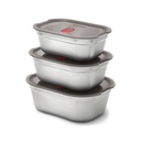 Set de boites repas x3 Petite, Moyenne, Grande Black+Blum