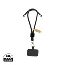 Bracelet téléphone réglable en rPET recyclé RCS CarryLoop