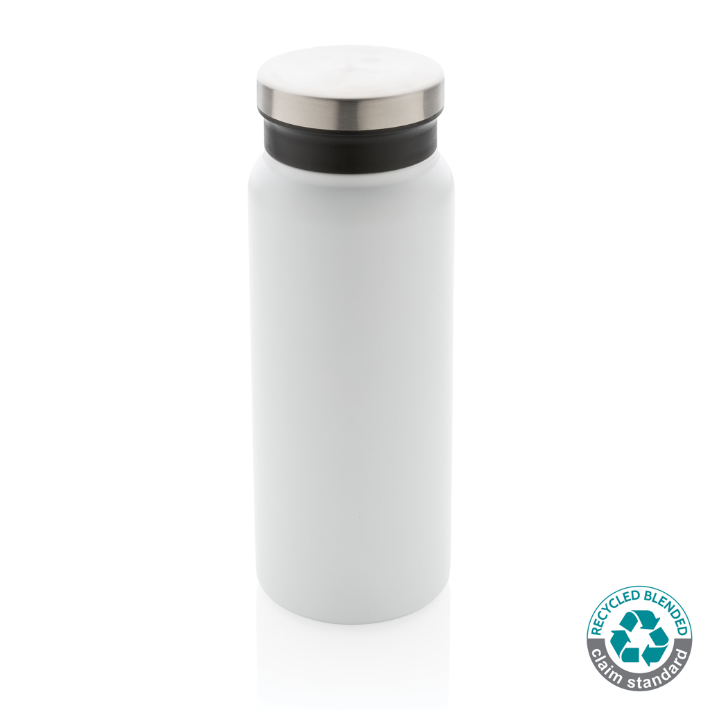 [KX114121] Bouteille à vide en acier inoxydable recyclé RCS (blanc)