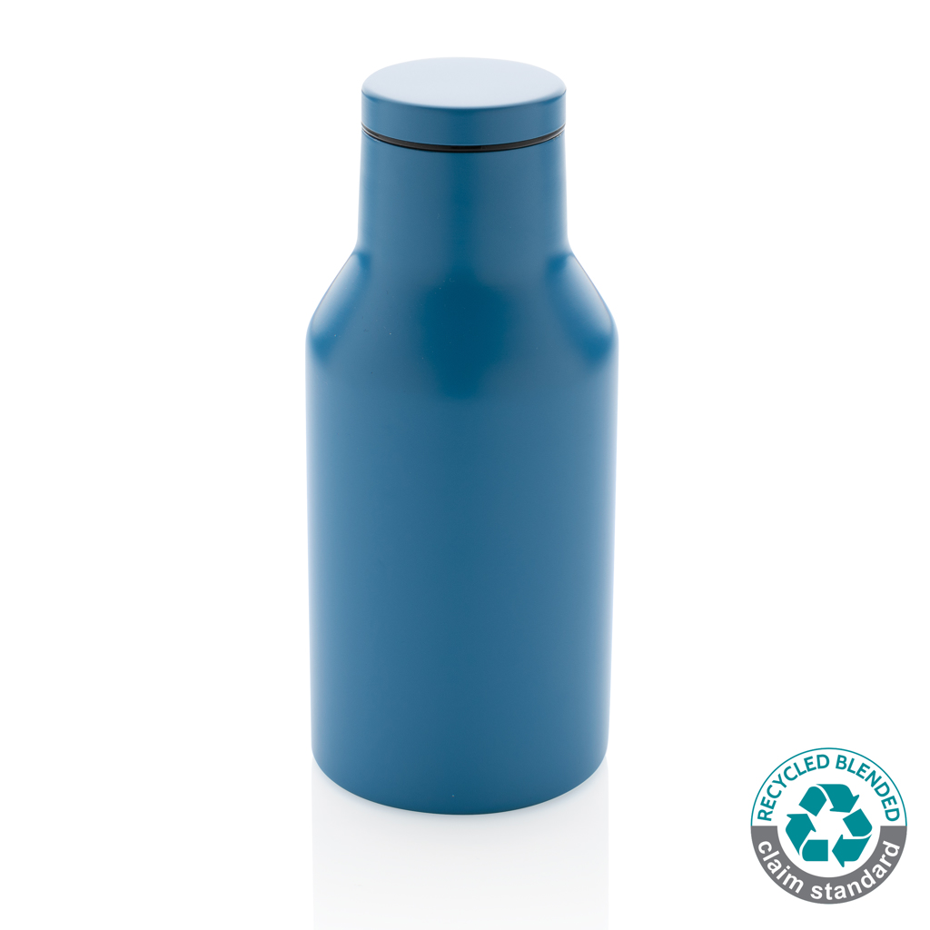 [KX114151] Bouteille compacte en acier inoxydable recyclé RCS (bleu)