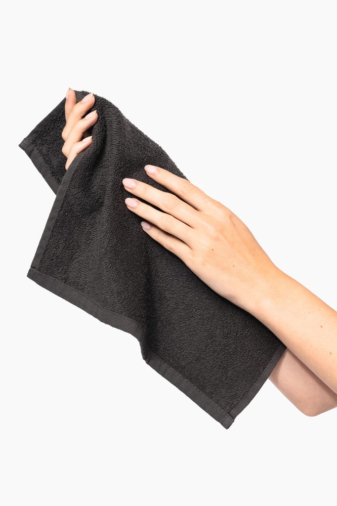 [084993] Serviettes d'invité 30 x 30 cm - Lot de 5 serviettes (black)