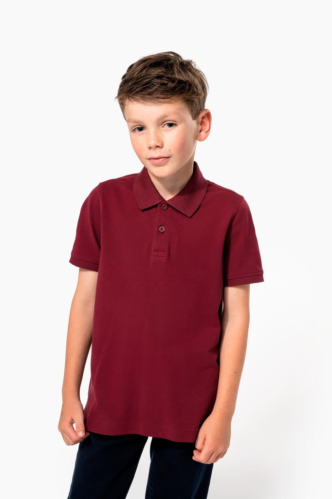 Polo piqué Bio180 enfant