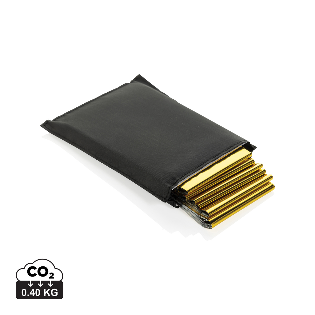 Couverture de secours dans une pochette en rPET RCS Solra