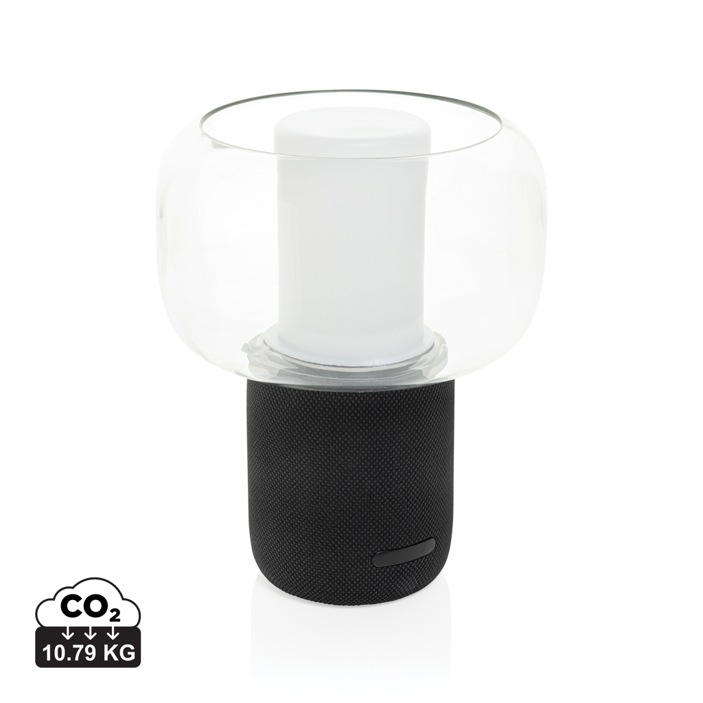 Lampe avec haut-parleur 10W en plastique recyclé RCS Lux
