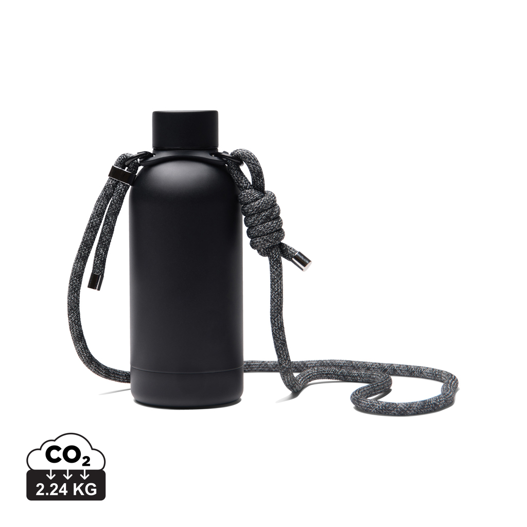 [KX1134641] VINGA Bouteille 400ml en acier inoxydable RCS Parks (noir)