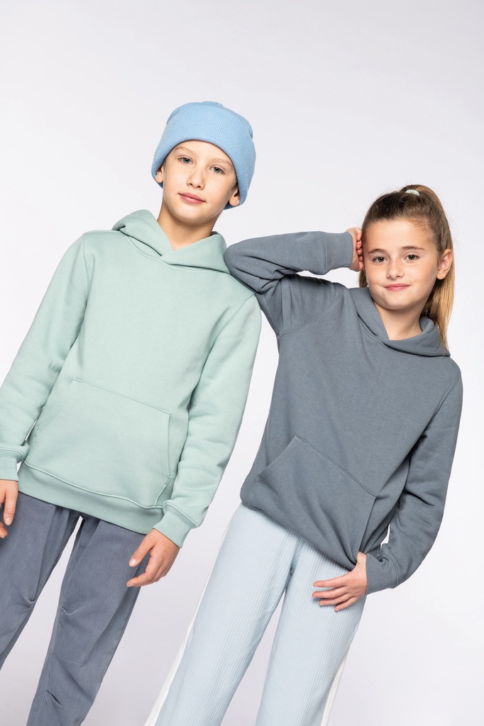 [120027] Sweat capuche enfant - 350g (4/6 ans, black)