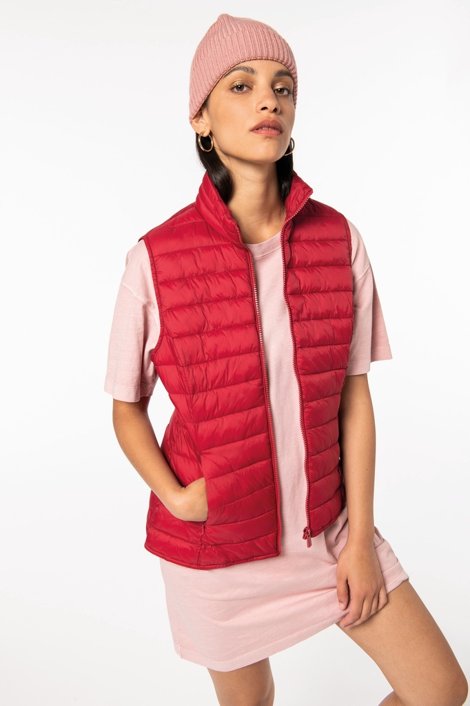 Bodywarmer recyclé léger femme