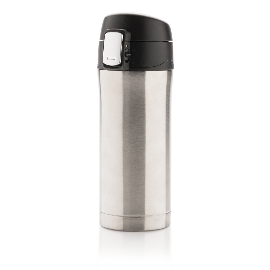 Mug 300ml à fermeture facile en acier inoxydable recyclé RCS
