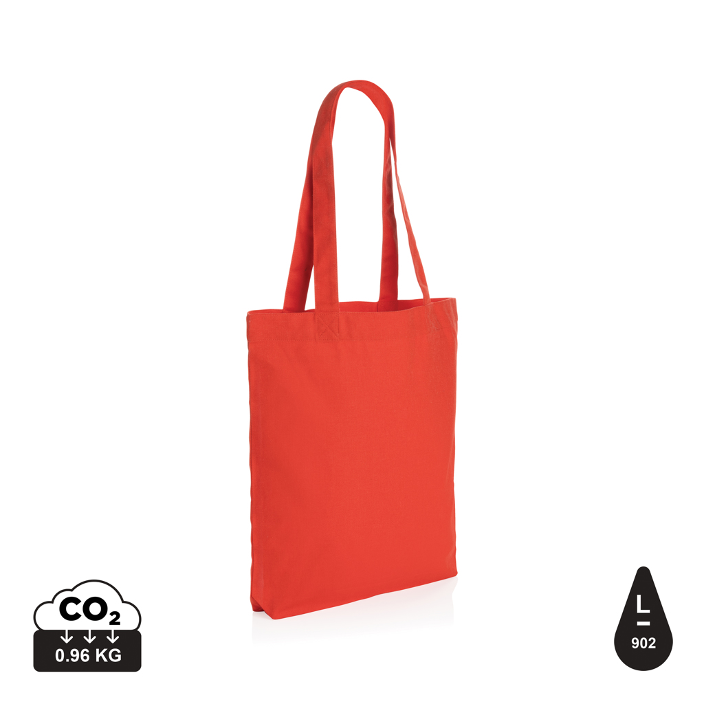 [KX152012] Sac tote en toile recyclé 285 g/m² Impact Aware™ (rouge)