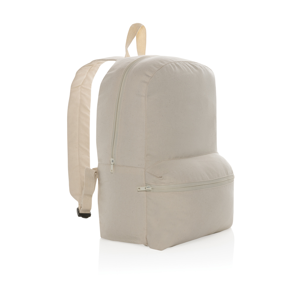 [KX102966] Sac à dos en toile recyclée 285g/m² non teintée Aware™ (blanc)
