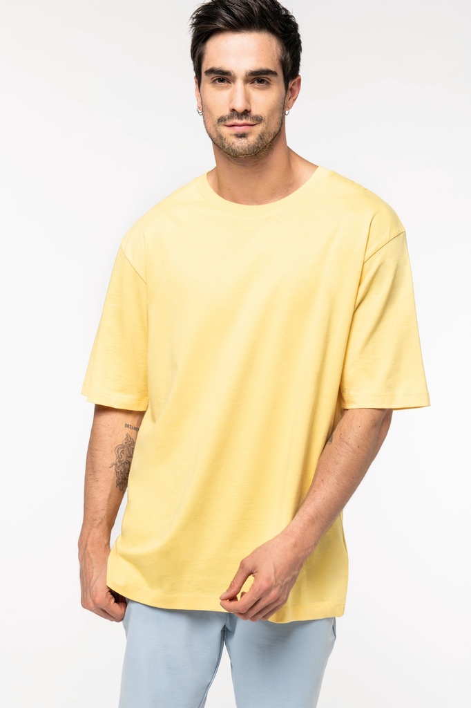 [122102] T-shirt manches tombantes homme - 200g (s, black)