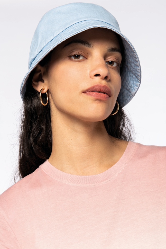 [070436] Bob délavé unisexe (s/m, washed navy blue)