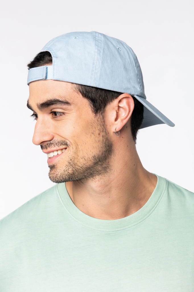 [070436] Casquette délavée unisexe (washed navy blue)