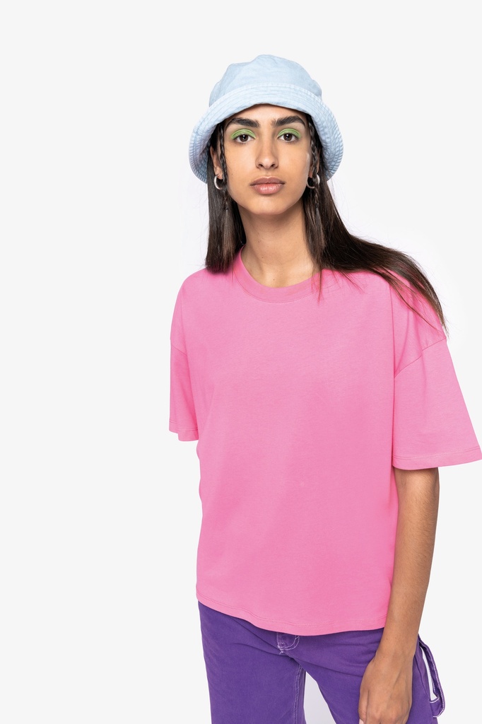 [122104] T-shirt oversize femme - 180g (s/m, black)