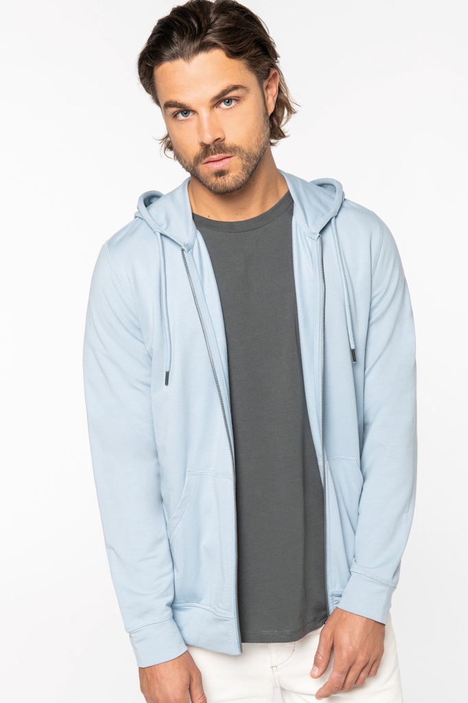 [122127] Sweat capuche zippé homme - 260g (s, navy blue)