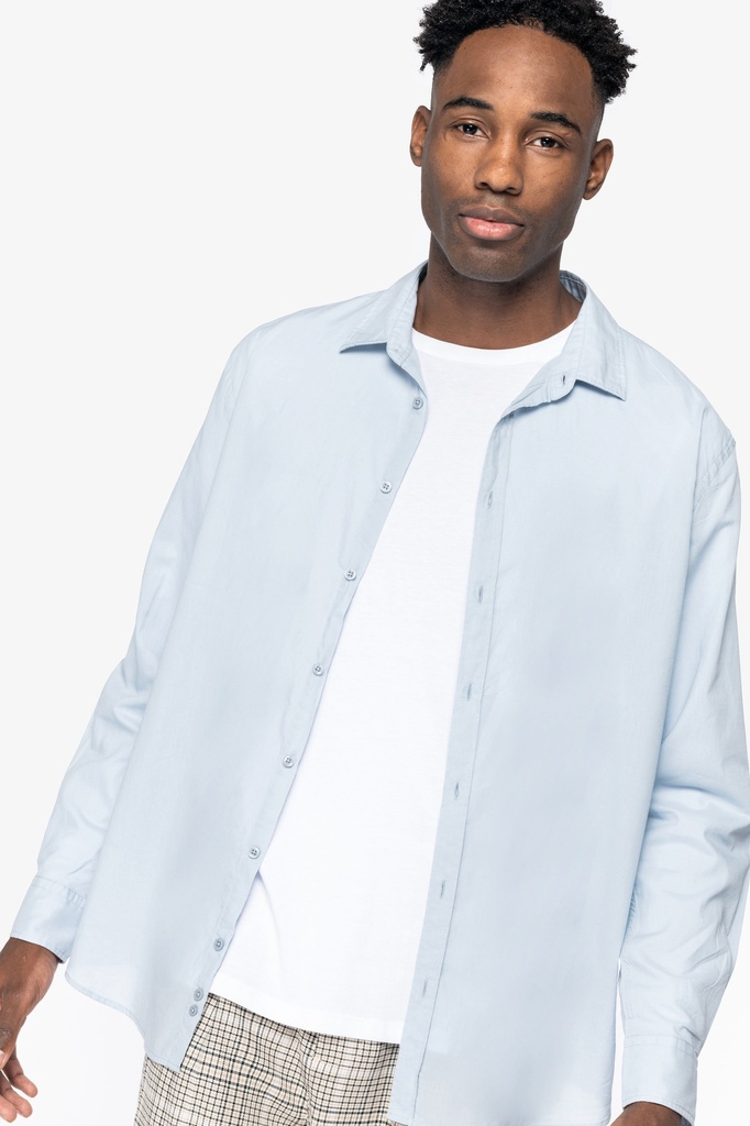 [122140] Chemise écoresponsable homme - 80g (s, white)