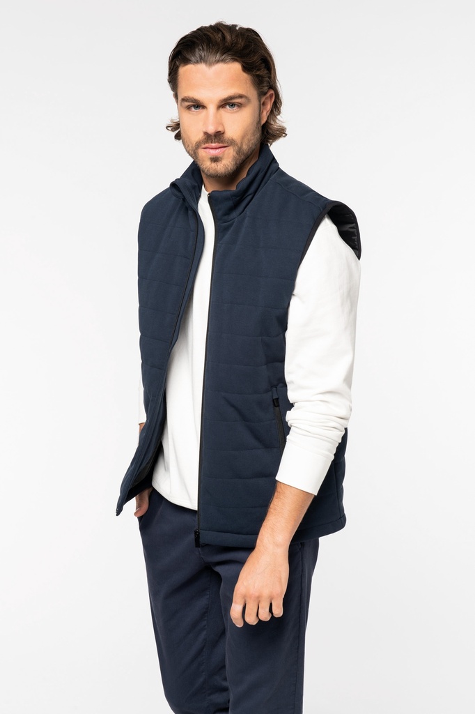 [122151] Bodywarmer maille homme - 320g (s, navy blue)