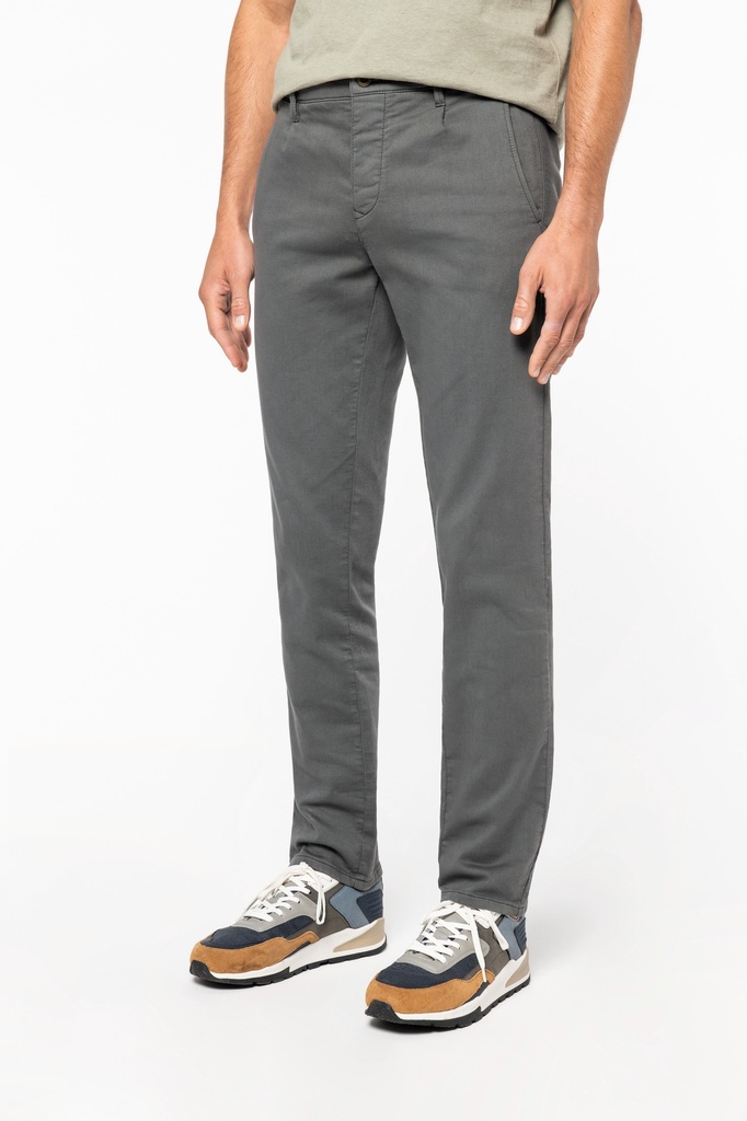 [122160] Chino French Terry homme  - 350g (s, washed navy blue)