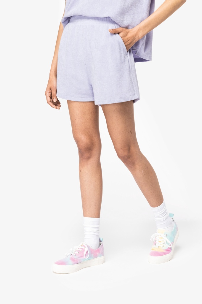 [122179] Short Terry Towel femme -210g (s, ivory)