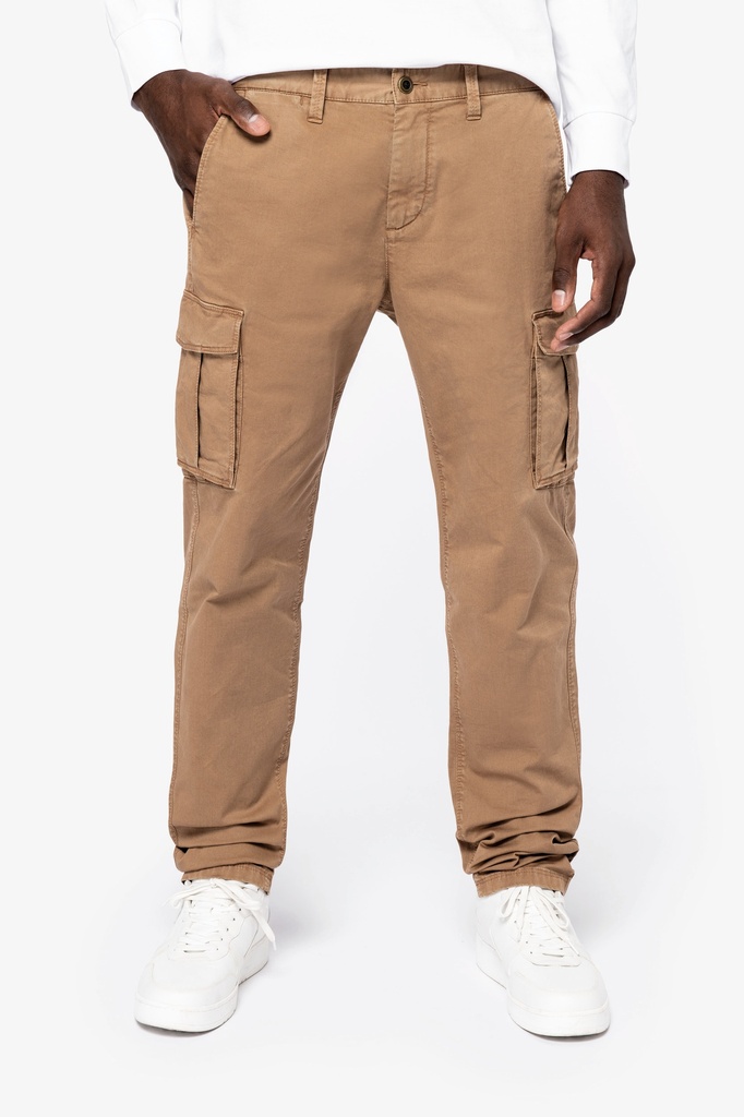 [122185] Pantalon cargo homme - 250g (36 fr, washed black)