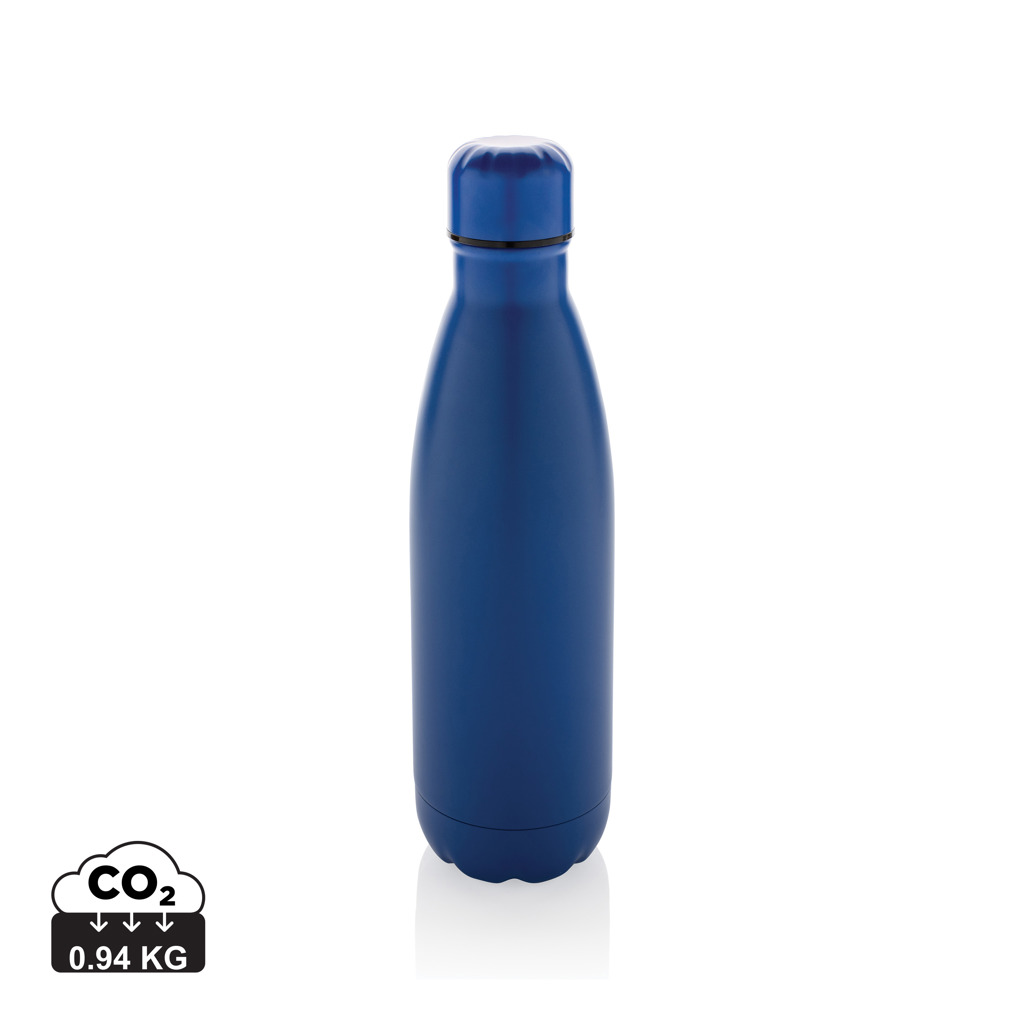 Bouteille d'eau en acier inox recyclé certifié RCS Eureka