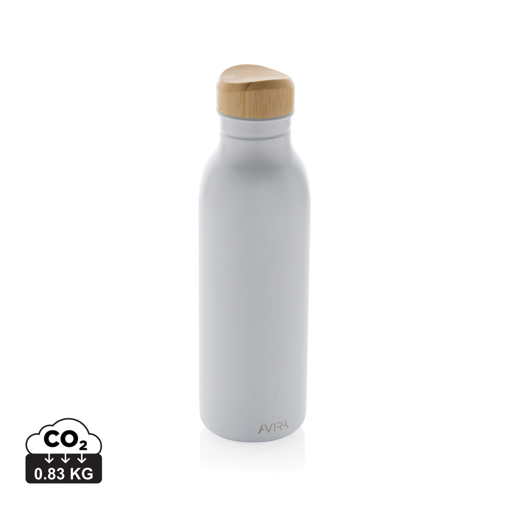 [KX116807] Bouteille d'eau 600ml en acier Avira Alcor RCS (blanc)