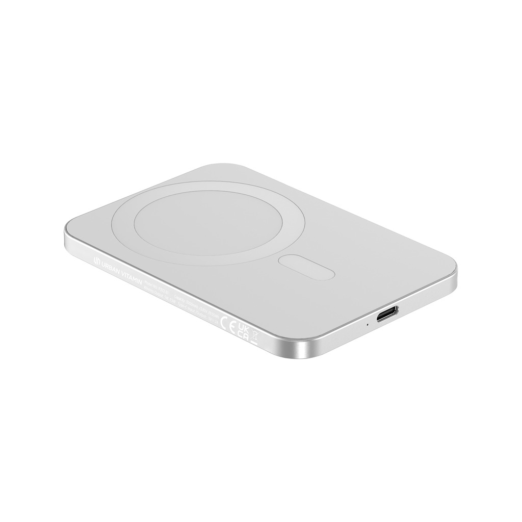 [KX090601] Powerbank 3000mAh en plastique/alu RCS UrbanVitamin Burbank (argent)