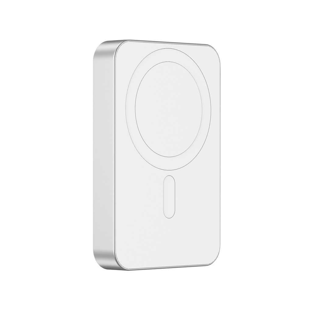 [KX090603] Compton RCS plastique recyclé/aluminium 10 000 mAh powerbank (argent)