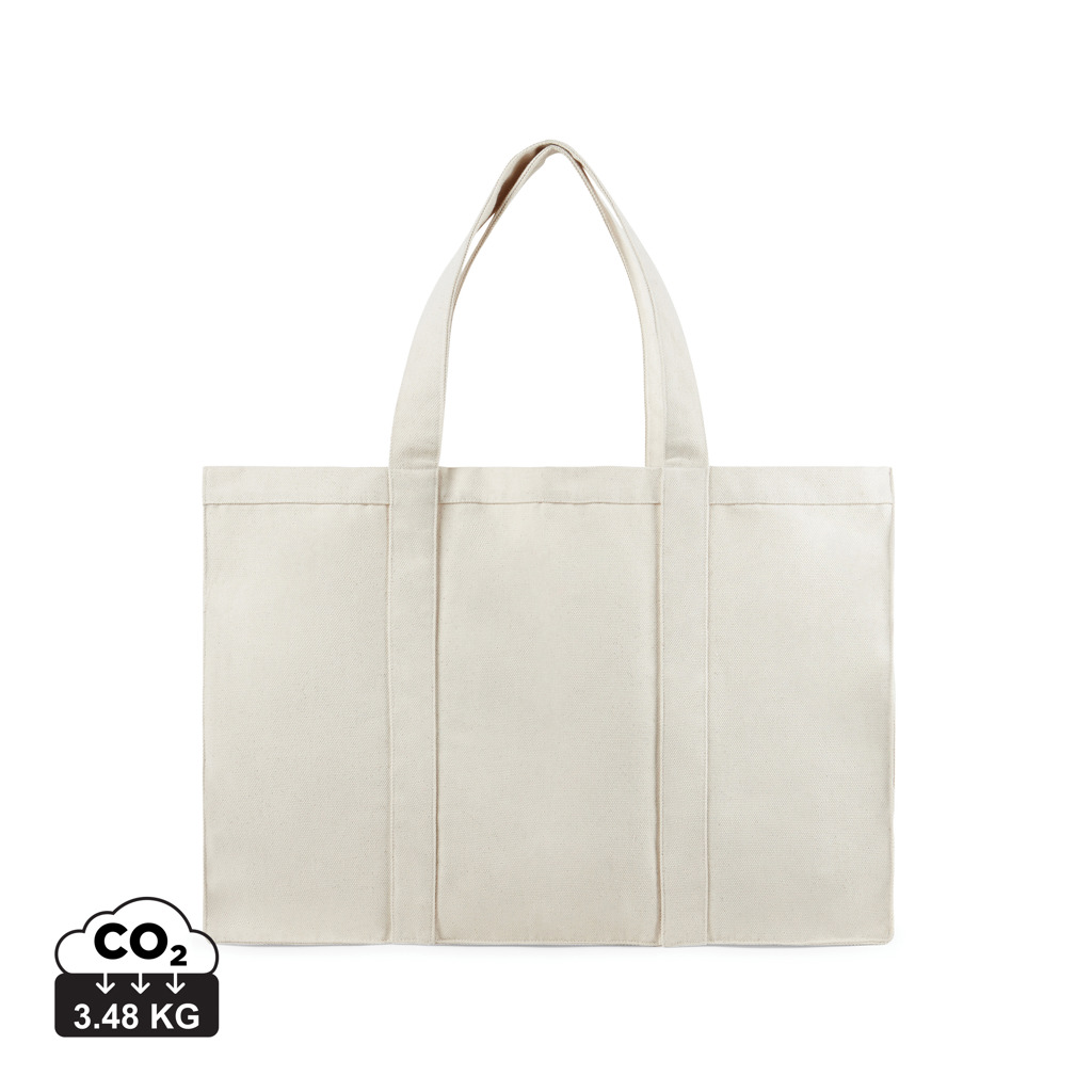 [KX153199] VINGA Grand tote bag en toile recyclée AWARE™ Hilo (blanc)
